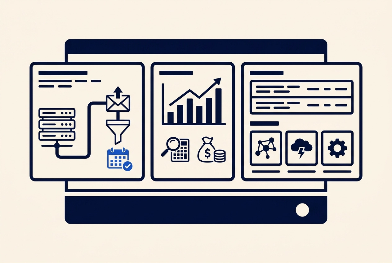 Professional header image for comparison analysis: Buying a Cold Email Platform? Ask These 5 Questions